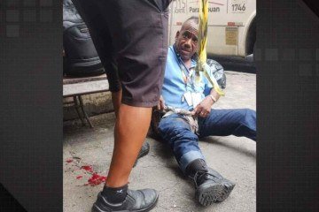 Granada explode na Ilha do Governador e deixa 6 feridos, 2 em estado grave -  (crédito: Tupi)