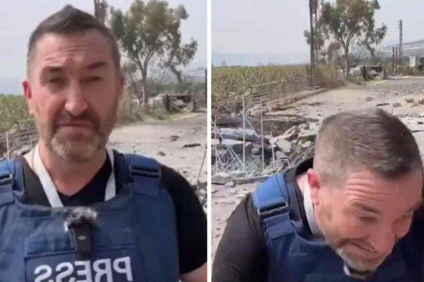 Repórter quase é atingido por míssil no Líbano: ‘Israel tentou me matar’ - Reprodu&ccedil;&atilde;o / RT