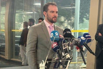 Primeira coletiva de Durigan como ministro da Fazenda -  (crédito: Rosana Hessel/CB/DA.Press)