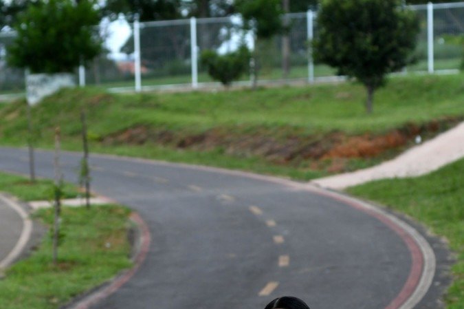  19/03/2026 Crédito: Marcelo Ferreira/CB/D.A Press. Brasil. Brasília - DF -  Aniversário de Ceilândia. Parque do Setor O, Larissa Miziara e Debora Evelyn (morena)