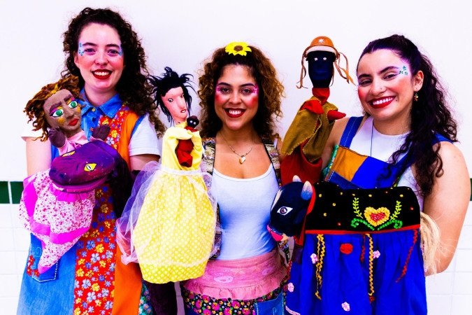As Ditas Bendizidas participam do festival de teatro de bonecos - (crédito: Davi Mello ) As Ditas Bendizidas participam do festival de teatro de bonecos - (crédito: Davi Mello )
