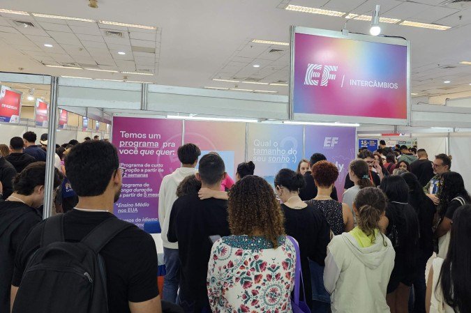 Feira de estudos no exterior promovida pelo Salão do Estudante -  (crédito: Divulgação/Salão do Estudante)