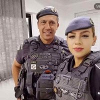 Geraldo tornou-se réu por feminicídio e por fraude processual ao mudar a cena da morte da PM Gisele -  (crédito: Reproduções/Redes sociais)