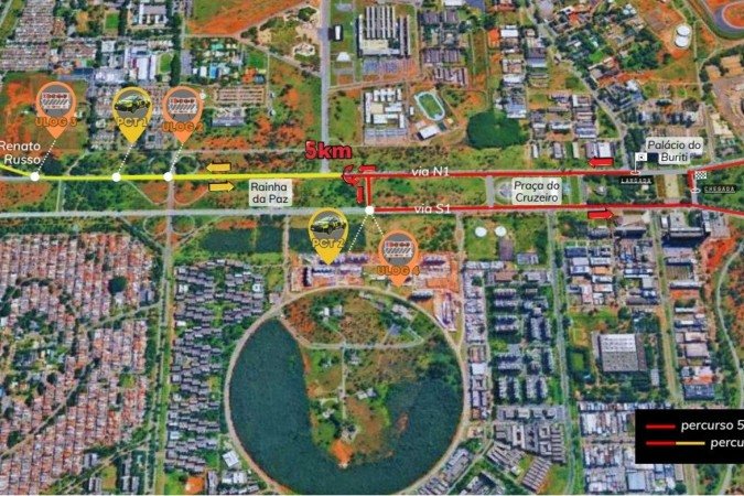 Interdição no Eixo Monumental