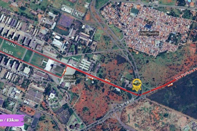 Interdição na Esplanada dos Ministérios