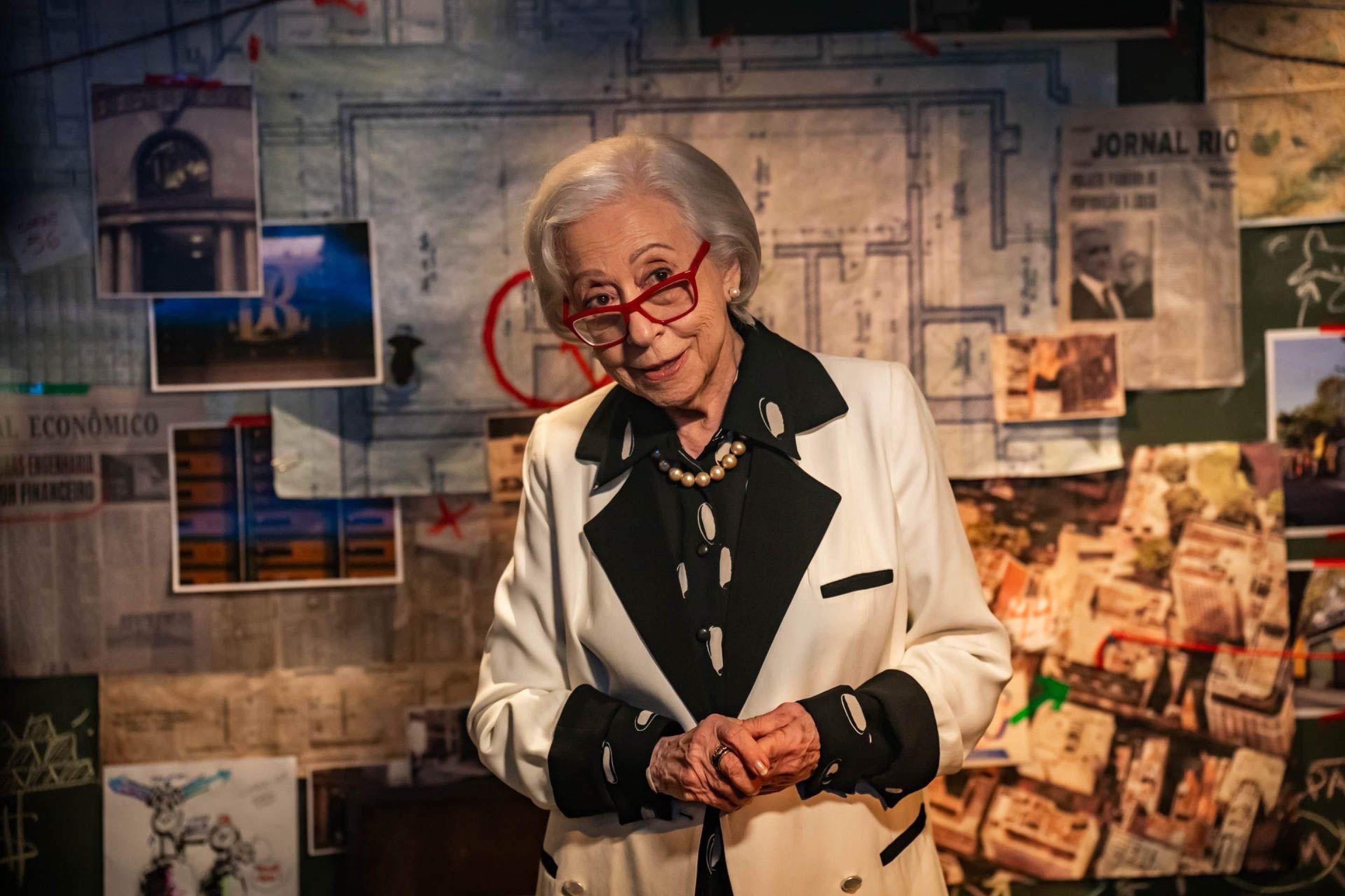 Ary Fontoura e Fernanda Montenegro em cartaz do filme <em>Velhos Bandidos</em> - (crédito: Laura Campanella/Divulgação) Ary Fontoura e Fernanda Montenegro em cartaz do filme <em>Velhos Bandidos</em> - (crédito: Laura Campanella/Divulgação)