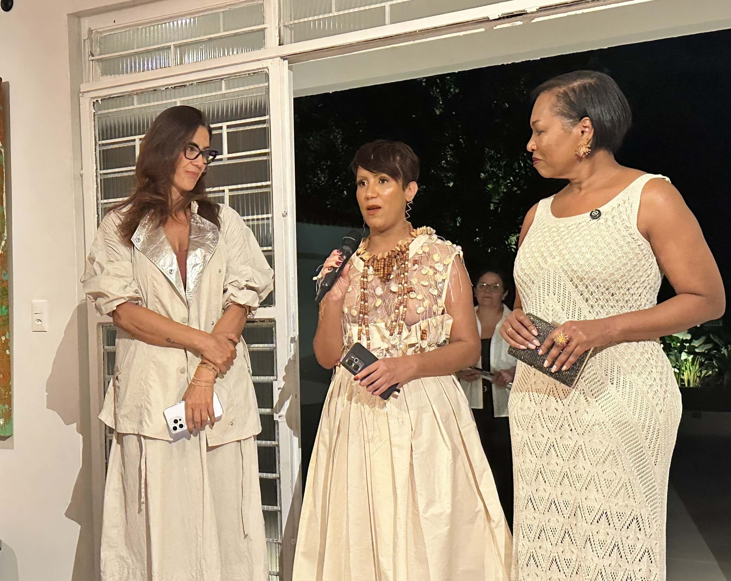 Alva Pinheiro, idealizadora do projeto Dentro do Quadrado; Dai Schmit, idealizadora do DBN e a deputada distrital Dra Jane (Republicanos)