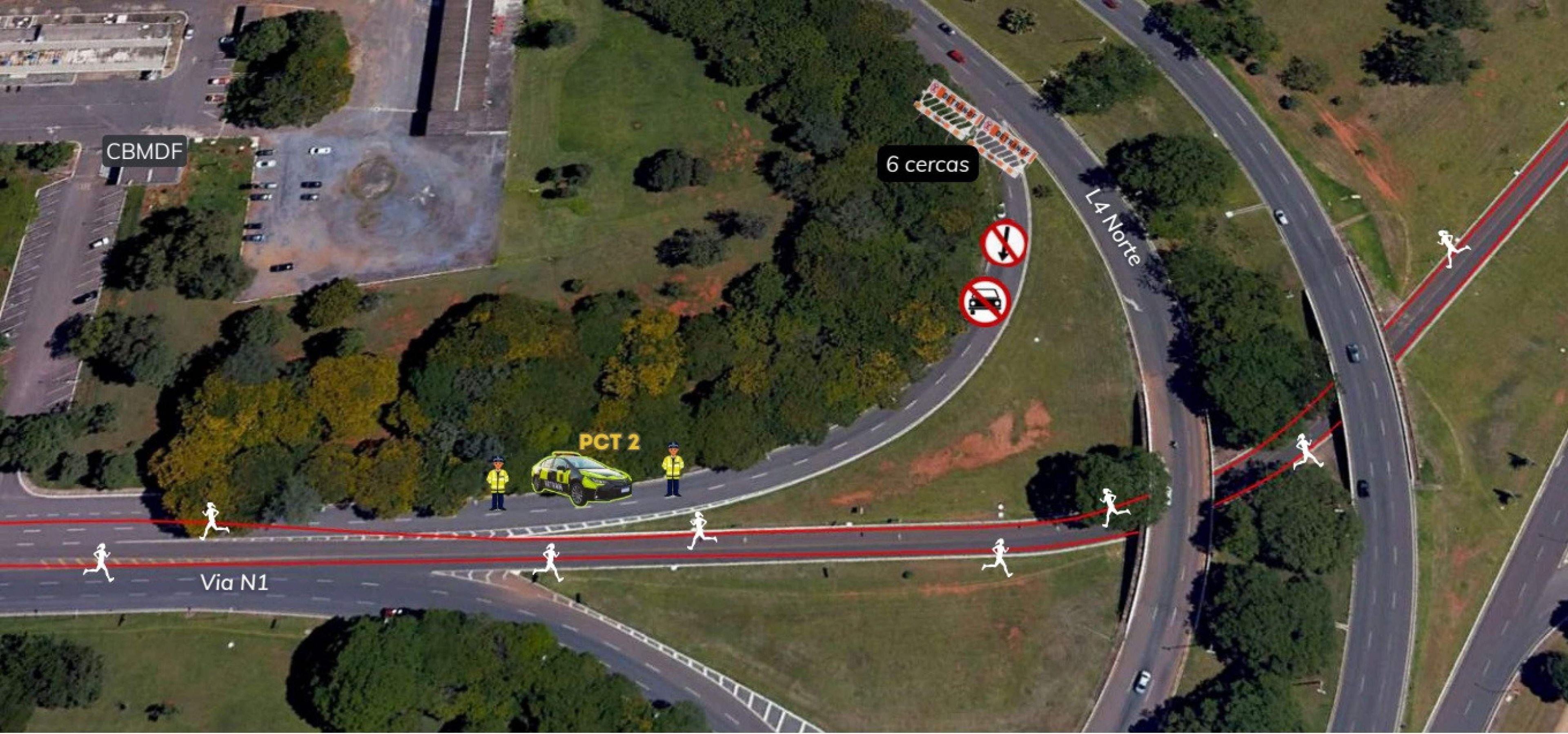 Interdi&ccedil;&atilde;o na Esplanada dos Minist&eacute;rios