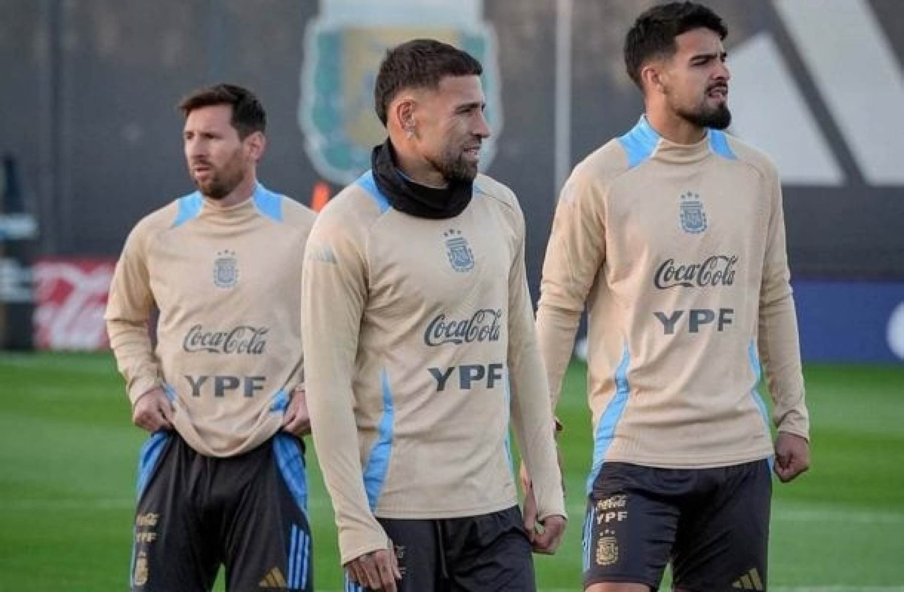 Messi, Otamendi e Flaco López estão entre os convocados do técnico Lionel Scaloni - (crédito: Foto: Divulgação / AFA) Messi, Otamendi e Flaco López estão entre os convocados do técnico Lionel Scaloni - (crédito: Foto: Divulgação / AFA)