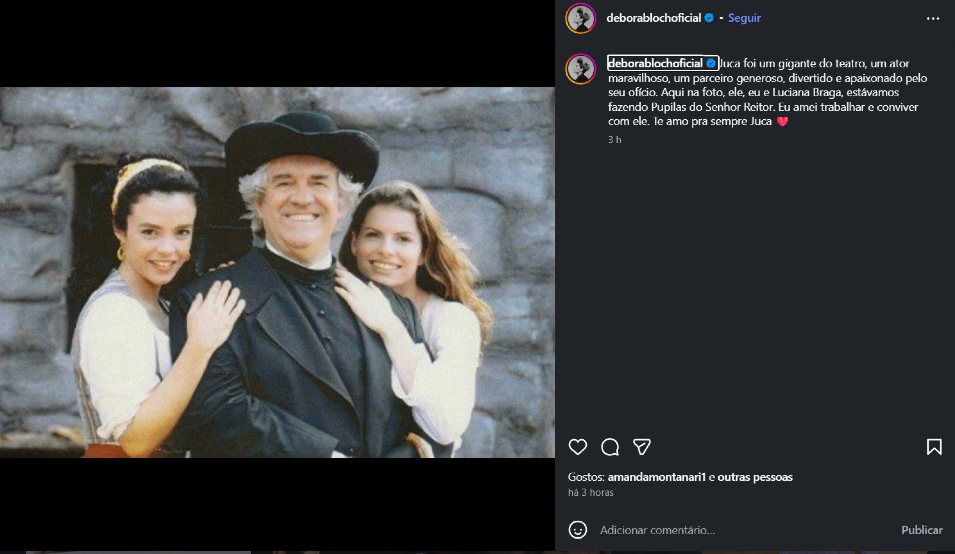 Artistas homenageiam Juca de Oliveira, que morreu neste s&aacute;bado (21/3)