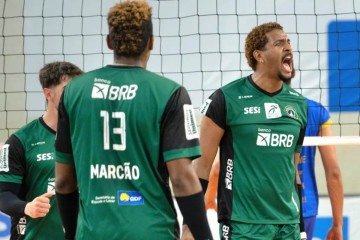 O Brasília Vôlei aguarda o próximo adversário do duelo entre Montes Claros e Mogi nesta segunda-feira pelas quartas de final da Superliga B Masculina - (crédito: Rogerio Guerreiro/@guerreirodf) O Brasília Vôlei aguarda o próximo adversário do duelo entre Montes Claros e Mogi nesta segunda-feira pelas quartas de final da Superliga B Masculina - (crédito: Rogerio Guerreiro/@guerreirodf)
