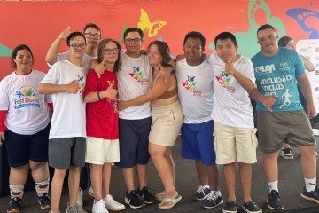 Participantes do Caminha Down tiveram uma manhã de domingo repleta de atividades no Parque da Cidade - (crédito: Jailson Sena/CB/D.A Press) Participantes do Caminha Down tiveram uma manhã de domingo repleta de atividades no Parque da Cidade - (crédito: Jailson Sena/CB/D.A Press)