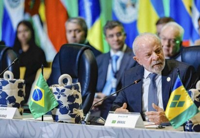Presidente da República, Luiz Inácio Lula da Silva, durante reunião de Chefes de Estado CELAC-África, no Centro de Convenções Ágora. Bogotá - Colômbia       -  (crédito: Ricardo Stuckert / PR) -Presidente da República, Luiz Inácio Lula da Silva, durante reunião de Chefes de Estado CELAC-África, no Centro de Convenções Ágora. Bogotá - Colômbia       -  (crédito: Ricardo Stuckert / PR)
