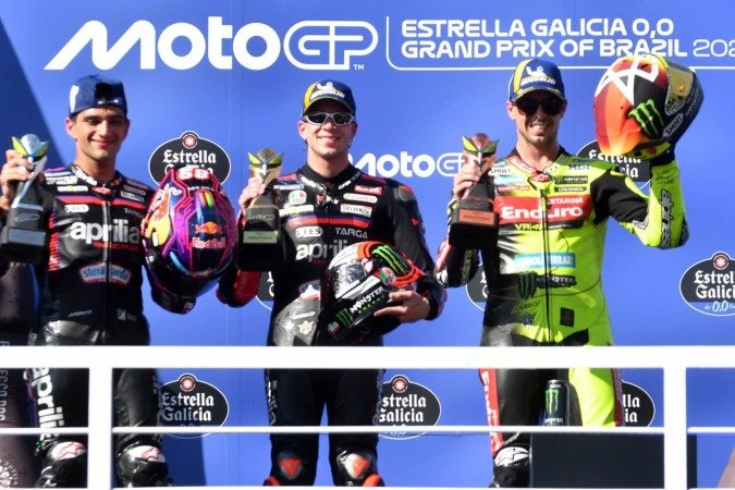  22/03/2026. Credito: Ed Alves/CB/DA Press. Marco Bezzecchi, Numero 72 Italiano - Venceu o Grande Prêmio do Brasil de MotoGP  2026, no Autódromo Internacional Ayrton Senna, em Goiânia