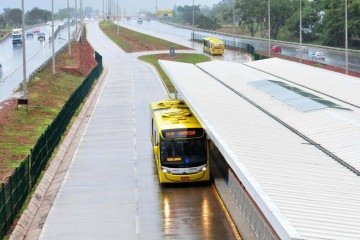 O itiner&aacute;rio do transporte p&uacute;blico, nos trechos 3 e 4 do BRT, passar&aacute; em frente ao ParkShopping e chegar&aacute; ao terminal da Asa Sul  
 -  (crédito:  | Foto: Divulga&ccedil;&atilde;o/DER-DF )