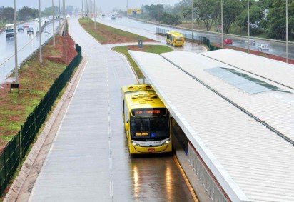 O itiner&aacute;rio do transporte p&uacute;blico, nos trechos 3 e 4 do BRT, passar&aacute; em frente ao ParkShopping e chegar&aacute; ao terminal da Asa Sul  
 -  (crédito:  | Foto: Divulga&ccedil;&atilde;o/DER-DF ) -O itiner&aacute;rio do transporte p&uacute;blico, nos trechos 3 e 4 do BRT, passar&aacute; em frente ao ParkShopping e chegar&aacute; ao terminal da Asa Sul  
 -  (crédito:  | Foto: Divulga&ccedil;&atilde;o/DER-DF )