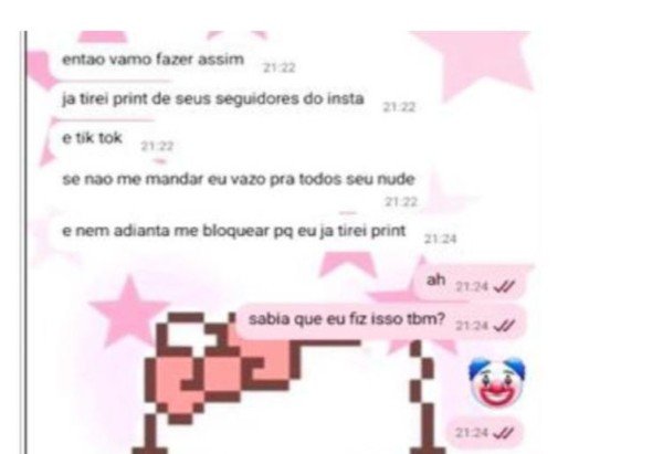 Conversas mostram amea&ccedil;a por parte de agressor