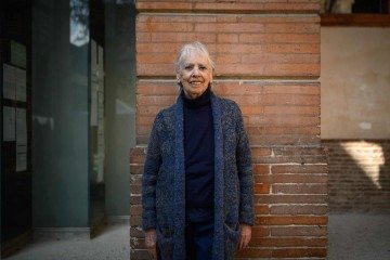 A produtora de cinema mexicana Bertha Navarro posa para um retrato durante o 38º Festival de Cinema Latino-Americano Celatino em Toulouse, em 23 de março de 2026       -  (crédito: ED JONES / AFP)