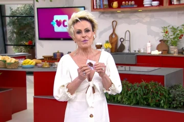 A apresentadora Ana Maria Braga divulgou em seu programa que está praticando a simpatia de São José. Por conta disso, ela decidiu passar um ano sem comer uma fruta específica
 -  (crédito: Reprodução/Gshow )