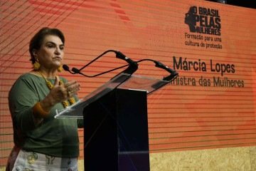  "Quem cuida das mulheres cuida da sociedade, e o Estado brasileiro &eacute; respons&aacute;vel por isso" &mdash; M&aacute;rcia Lopes, ministra das Mulheres do Brasil -  (crédito: Marcelo Ferreira/CB/D.A Press)