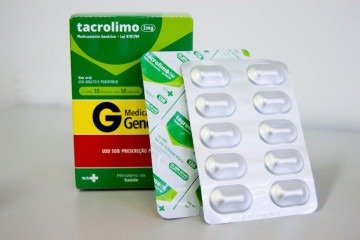 Tacrolimo é utilizado em tratamentos de pacientes que receberam transplantes de fígado, rim e coração e integra a lista de produtos estratégicos do SUS -  (crédito:  Centro de Comunica&ccedil;&atilde;o/Farmanguinhos)