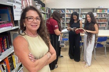 Segundo a diretora do CEM 09, Ceilândia é protagonista no ensino público de qualidade -  (crédito: Davi Cruz/CB/D.A Press)