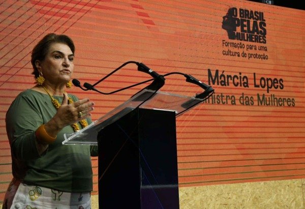  "Quem cuida das mulheres cuida da sociedade, e o Estado brasileiro &eacute; respons&aacute;vel por isso" &mdash; M&aacute;rcia Lopes, ministra das Mulheres do Brasil -  (crédito: Marcelo Ferreira/CB/D.A Press)