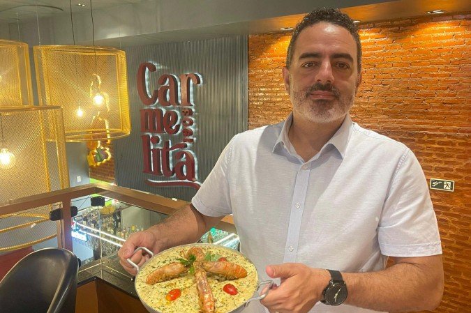 O goiano Erivan Soares: foco em frutos do mar como o camarão — carro-chefe da casa