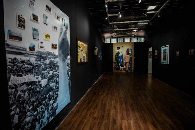 O curador da exposição, Gu da CEI disse que o projeto é uma homenagem à luta da população da Ceilândia