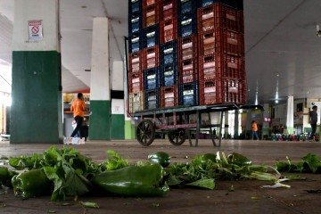  Mais do que um hábito doméstico, o não aproveitamento se espalha por diferentes etapas do consumo e da distribuição de alimentos  -  (crédito:  Marcelo Ferreira/CB/D.A Press)