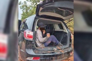 O suspeito foi preso em uma propriedade rural em Minas Gerais - (crédito: Material cedido ao Correio) O suspeito foi preso em uma propriedade rural em Minas Gerais - (crédito: Material cedido ao Correio)