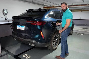 Abdias Aires sente-se seguro com engenharia do condomínio onde mora, no Noroeste -  (crédito: Beatriz Mascarenhas)