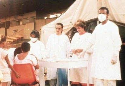 Vista do ferro-velho onde estava o material radioativo -  (crédito: CNEN) -Vista do ferro-velho onde estava o material radioativo -  (crédito: CNEN)