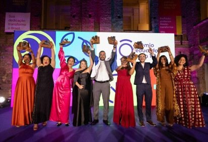 Premiação da última edição do Prêmio Educador Nota 10 -  (crédito: Divulgação/Prêmio Educador Nota 10)