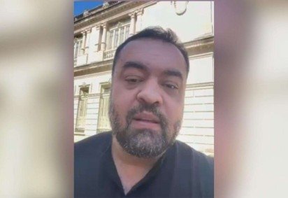 Ex-governador do RJ aparece se despedindo do Palácio Laranjeiras após decisão do TSE que o tornou inelegível.
 -  (crédito: Reprodução/Redes Sociais)