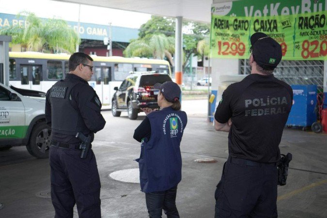 PF atua na fiscalização de postos de combustíveis em 11 estados e no DF
