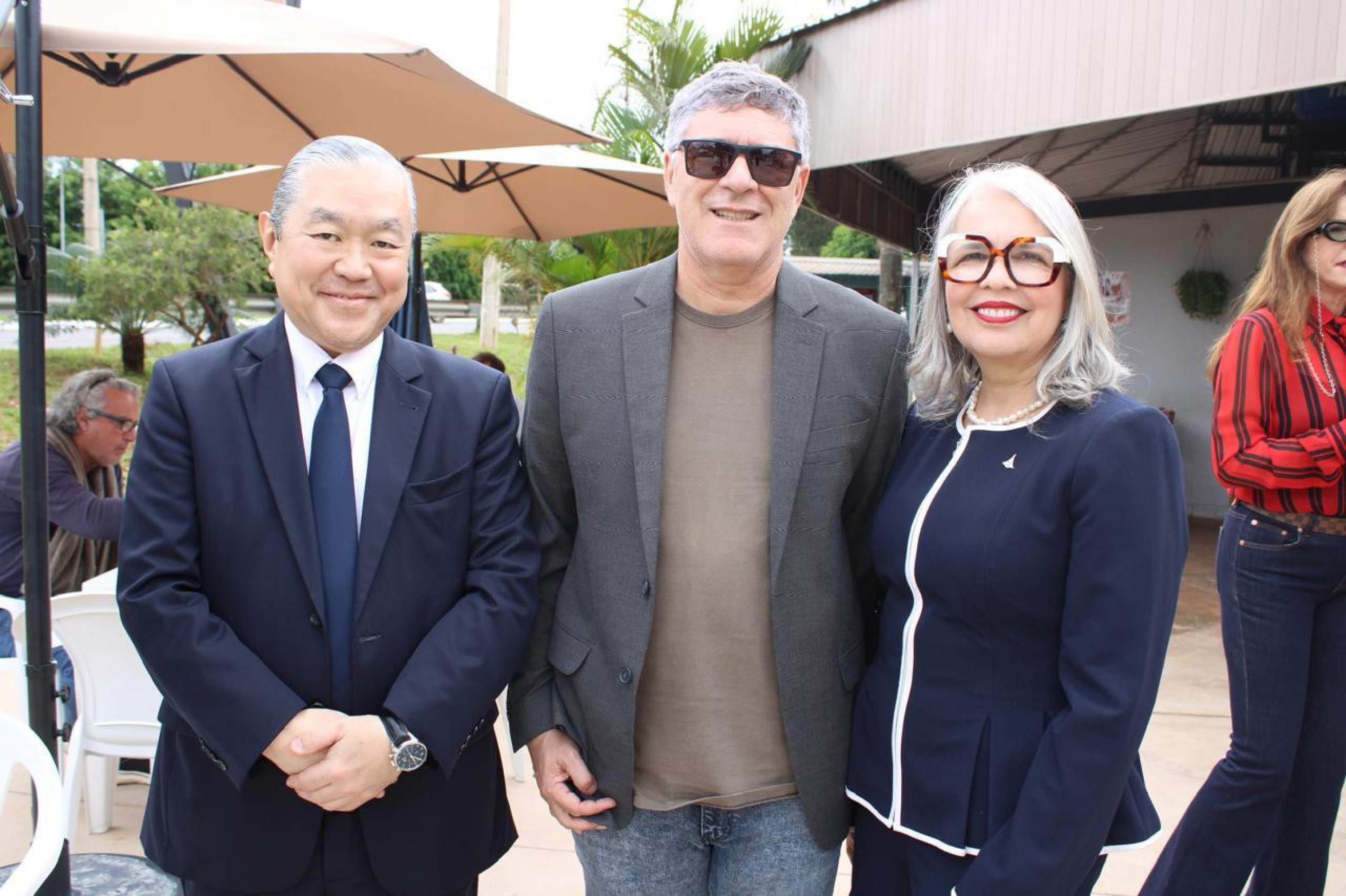 Leonardo Teshima, Itamar Feitosa e H&eacute;lvia Paranagu&aacute;