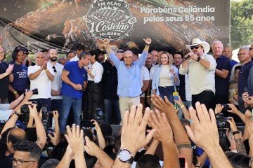 Ibaneis se despede do GDF em festa na Ceilândia  -  (crédito: Ed Alves/CB/S.A. Press)