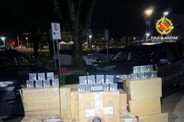 Cerca de 7.500 cigarros eletrônicos foram apreendidos no DF -  (crédito: PMDF)