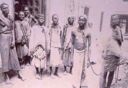 Cerca de 12 a 15 milhões de africanos foram vítimas do tráfico de pessoas escravizadas -  (crédito: Anadolu via Getty Images) -Cerca de 12 a 15 milhões de africanos foram vítimas do tráfico de pessoas escravizadas -  (crédito: Anadolu via Getty Images)