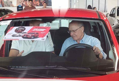 Alckmin fez as declarações durante evento do programa Carro Sustentável, em uma concessionária no Setor de Indústria e Abastecimento (SIA), em Brasília -  (crédito: Renato Souza/CB/D.A. Press) -Alckmin fez as declarações durante evento do programa Carro Sustentável, em uma concessionária no Setor de Indústria e Abastecimento (SIA), em Brasília -  (crédito: Renato Souza/CB/D.A. Press)