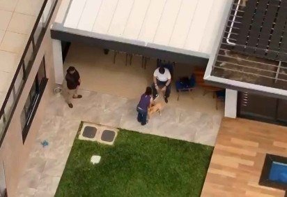 Drone flagrou Bolsonaro e Michelle em momento de descontração. Invasão de privacidade e ameaça à segurança -  (crédito: Reprodução de vídeo/Rede Globo)