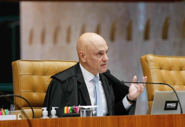 Moraes determina que prisões em flagrante por uso de drones sejam comunicados à Corte -  (crédito: Victor Piemonte/STF)