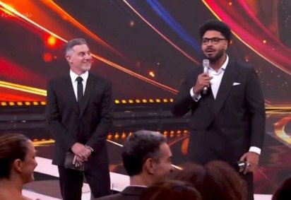 Coment&aacute;rio de Paulo Vieira sobre o Caso Master e o powerpoint apresentado pela GloboNews foi feito em premia&ccedil;&atilde;o durante o Doming&atilde;o com Huck -  (crédito: Reprodu&ccedil;&atilde;o redes sociais)