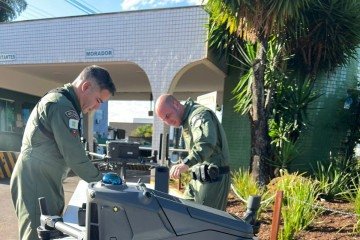 Matrice 400 RTK é considerado um dos drones mais modernos com autonomia de quase uma hora de bateria. - (crédito: Vanilson Oliveira) Matrice 400 RTK é considerado um dos drones mais modernos com autonomia de quase uma hora de bateria. - (crédito: Vanilson Oliveira)