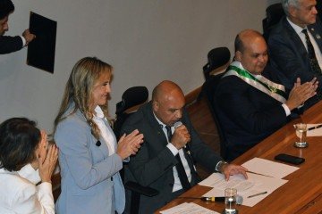 Celina Leão toma posse como governadora do Distrito Federal - (crédito: Marcelo Ferreira/CB/D.A Press) Celina Leão toma posse como governadora do Distrito Federal - (crédito: Marcelo Ferreira/CB/D.A Press)