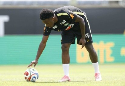 Vinicius Junior tem apenas oito gol em 42 jogos com a camisa da Seleção: o Brasil precisa de mais bolas na rede do protagonista na caça ao hexa -  (crédito:  RAFAEL RIBEIRO/CBF)