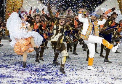 Circuito pr&eacute;-junino tem in&iacute;cio em maio. Na foto, a Quadrilha Sabugo de Milho -  (crédito: Divulga&ccedil;&atilde;o/Bella Negra) -Circuito pr&eacute;-junino tem in&iacute;cio em maio. Na foto, a Quadrilha Sabugo de Milho -  (crédito: Divulga&ccedil;&atilde;o/Bella Negra)