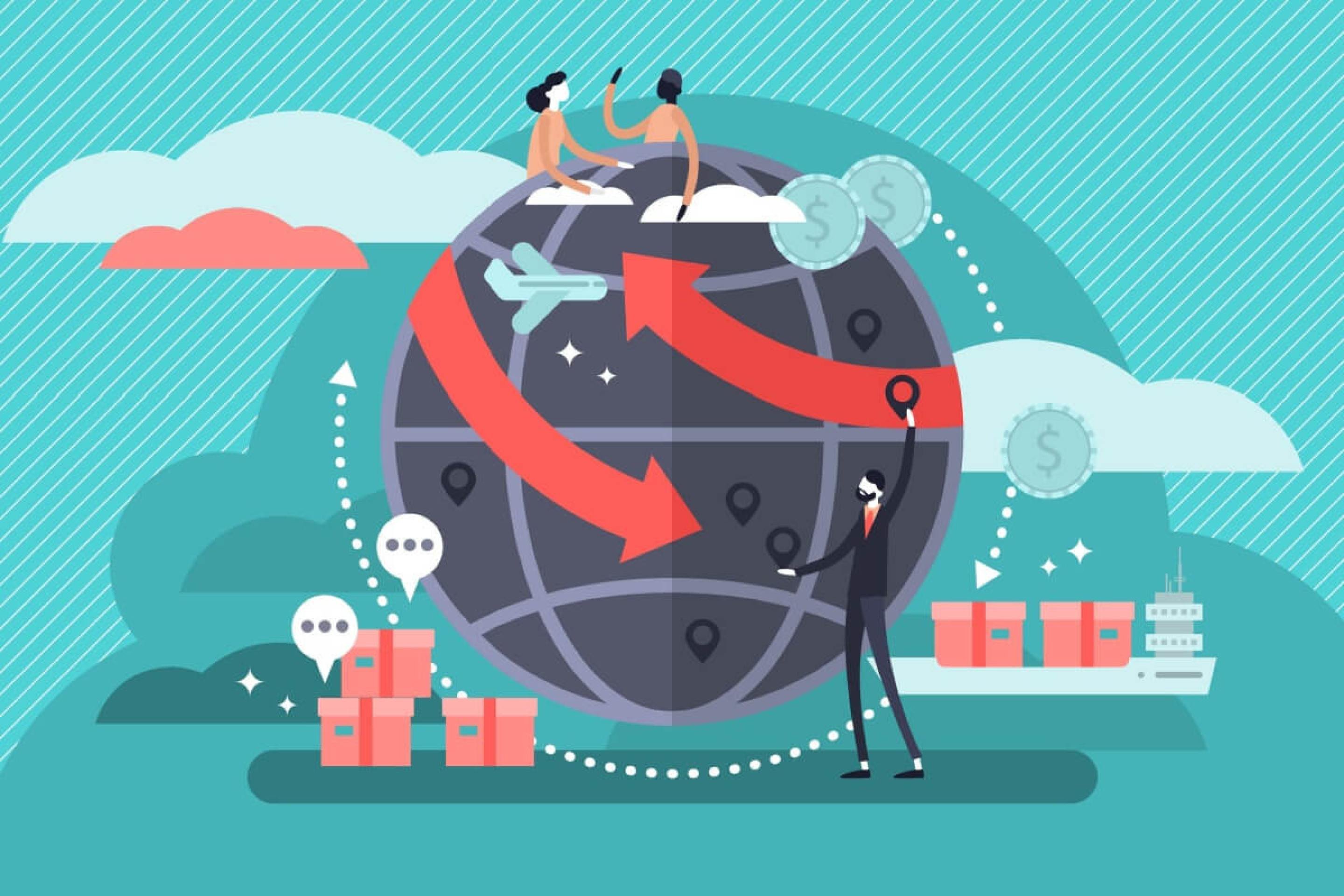 Oscilações econômicas, mudanças regulatórias e movimentações em regiões estratégicas têm pressionado rotas logísticas (Imagem: VectorMine | Shutterstock) - (crédito: EdiCase) Oscilações econômicas, mudanças regulatórias e movimentações em regiões estratégicas têm pressionado rotas logísticas (Imagem: VectorMine | Shutterstock) - (crédito: EdiCase)