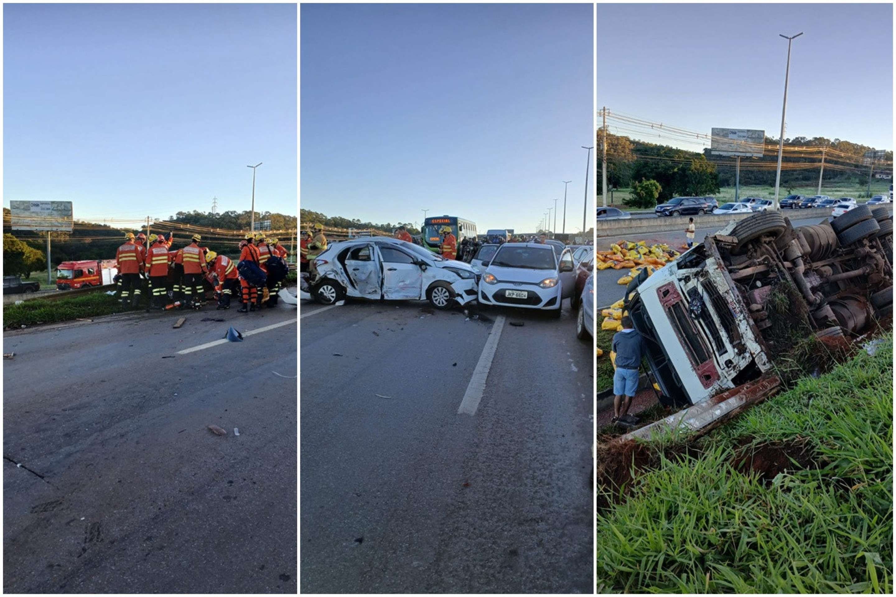 Acidentes na descida do Colorado interditam pista na BR-020